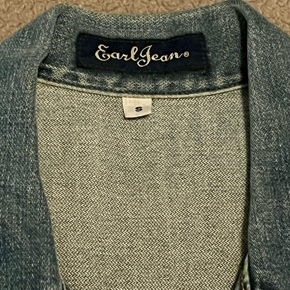 ✨Vintage ASO Lorelai Gilmore Earl Jean Denim Jacket ✨ - Picture 3 of 12